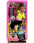 Кукла Mattel - Барби гимнастичка, със зелена блузка - 1t