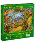 Пъзел SunsOut от 1000 части - Светът на морските костенурки, Луис Т. Джонсън - 2t