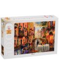 Пъзел Step Puzzle от 1000 части - Ресторант във Венеция, Доминик Дейвисън - 1t