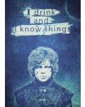 Метален постер Displate - Game of Thrones: Tyrion Lannister - 1t