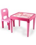 Детска маса със стол Pilsan – Розова - 1t