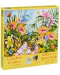 Пъзел SunsOut от 1000 части - Градински цветове, Лори Шори - 2t