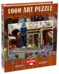 Дървен пъзел Art Puzzle от 1000 части - Кафе Леон, Виктор Швейко - 1t
