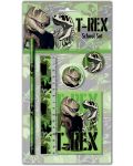 Комплект ученически пособия Graffiti T-Rex - T-Rex, 5 части - 1t
