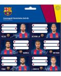 Ученически етикети Ars Una FC Barcelona - 18 броя - 1t
