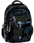 Ученическа раница Graffiti Batman - Black, 2 отделения - 1t