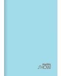 Ученическа тетрадка Keskin Color Pastel Show - A5, 40 листа, широки редове, асортимент - 4t