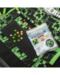 Ученическа раница с колелца Panini Minecraft - Premium Pixels Green, 1 отделение - 6t
