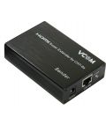 Удължителен комплект VCom - DD471, HDMI/UTP, черен - 2t