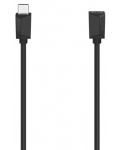 Кабел Hama - 200782, USB-C/USB-C, 0.5 m, черен - 1t