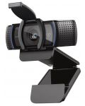 Уеб камера Logitech - C920S Pro, Full HD, черна - 1t