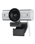 Уеб камера Logitech - MX Brio, 4K Ultra HD, Pale Grey - 1t