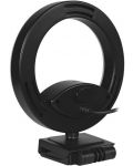 Уеб Камера Arozzi - Occhio True Privacy Ring Light, FHD, черна/бяла - 6t