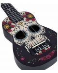 Сопрано укулеле Harley Benton - UKE-S Sugar Skull, многоцветно - 4t