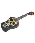 Сопрано укулеле Harley Benton - DOTU UKE-S Diamond Skull, черно - 5t