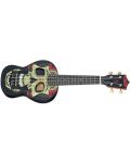 Сопрано укулеле Harley Benton - DOTU UKE-S Diamond Skull, черно - 2t