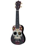 Сопрано укулеле Harley Benton - UKE-S Sugar Skull, многоцветно - 1t