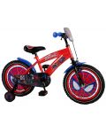 Детски велосипед с помощни колела E&L Cycles - Спайдърмен, 16 инча - 1t