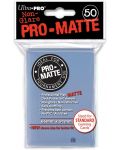 Протектори за карти Ultra Pro - PRO-Matte Standard Size, Clear (50 бр.) - 1t