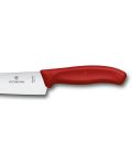 Универсален кухненски нож Victorinox - Swiss Classic, 19 cm, червен - 2t