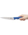 Универсален кухненски нож Victorinox - Fibrox, 15 cm, син - 2t