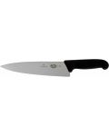 Универсален кухненски нож Victorinox - Fibrox, 20 cm, черен - 1t