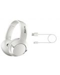 Безжични слушалки Philips - SHB3175WT, бели - 3t