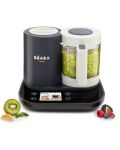 Уред за готвене Beaba - Babycook Smart, Charcoal Grey - 4t