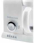 Уред за готвене Beaba - Babycook Solo, white/silver, EU Plug - 5t