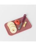 Уред за почистване на ябълки Brabantia - Tasty+, Aubergine Red - 2t