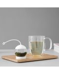 Уред за запарка на чай Viva Scandinavia - Tea Globe, 6 x 6 cm, стъклен - 2t