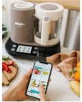 Уред за готвене Beaba - Babycook Smart, Dove Grey - 6t