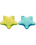 Успокояващи гризалки с охлаждащ ефект Vital Baby - Звезди, 2 броя, синя и зелена - 1t