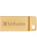 Флаш памет Verbatim - Metal Executive, 64GB, USB 3.0, златиста - 1t