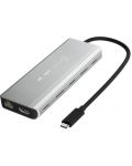 USB хъб j5create - JCD403, 6 порта, сив - 2t