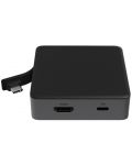 USB хъб ZAGG - Accessory 4 Pro Hub, 4 порта, USB-C, Grey Black - 2t