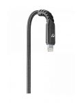 Кабел Cellularline - Tetra Force, USB-A/Lightning, 0.15 m, черен - 2t