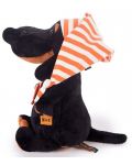 Плюшена играчка Budi Basa - Кученце Ваксон, с нощна шапка и лисица, 29 cm - 3t