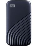 Външна SSD памет Western Digital - My Passport, 1TB, USB 3.2, синя - 1t