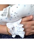 Възглавница за кърмене BabyJem - Бяла на сини точки - 2t