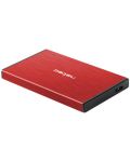 Външен HDD/SSD корпус Natec - Rhino Go, 2.5", USB 3.0, червен - 5t