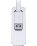 Мрежови адаптер TP-Link - UE300, USB-A/RJ45, бял - 3t