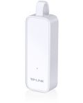 Мрежови адаптер TP-Link - UE300, USB-A/RJ45, бял - 1t