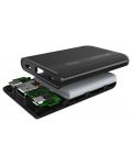 Портативна батерия Cellularline - PowerTank, 5000 mAh, черна - 3t