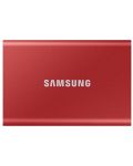 Външна SSD памет Samsung - T7, 1TB, 2.5'', USB 3.2, червена - 1t