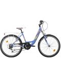 Детски велосипед със скорости SPRINT - Starlet, 24", 381 mm, син - 1t