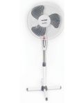 Вентилатор Perfect - FM-3212, 3 степени, 41 cm, бял/сив - 1t