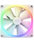 Вентилатор NZXT - F140 RGB Duo White, 140 mm, RGB - 1t