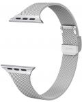 Каишка Trender - Steel, Apple Watch, 44/45 mm, сребриста - 1t