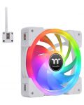 Вентилатори Thermaltake - SWAFAN EX12 RGB PE, 120 mm, 3 броя, бели - 2t